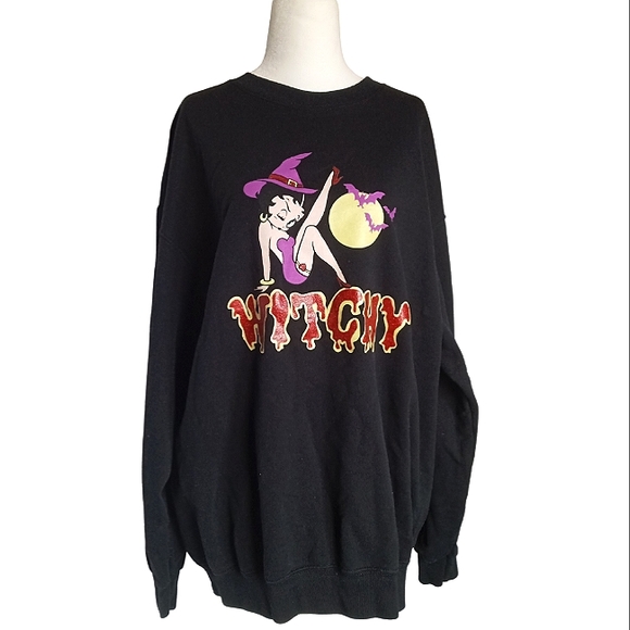 Freeze Tops - Betty Boop "witchy" sweatshirt